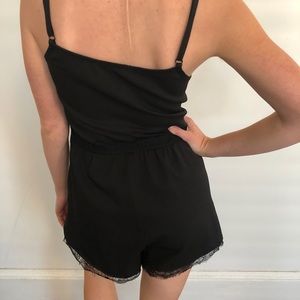 Adorable black going-out romper